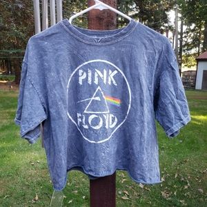 Distressed Pink Floyd 'The Dark Side Of The Moon' T-Shirt - Size L - 100% Cotton